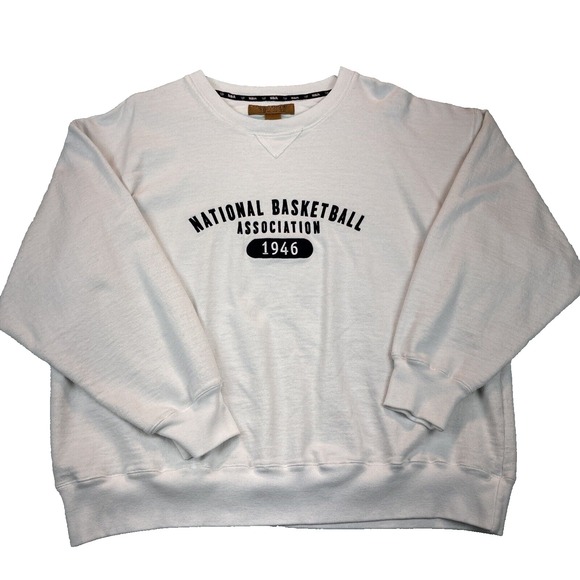 National basketball Association sweatshirt White men's XL VTG 90's Cotton NBA‎ - Picture 1 of 11